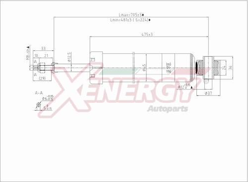 AP XENERGY X194349 - Ammortizzatore www.autoricambi360.it