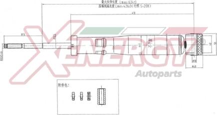 AP XENERGY X191343 - Ammortizzatore www.autoricambi360.it
