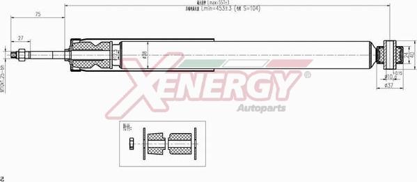 AP XENERGY X198553 - Ammortizzatore www.autoricambi360.it