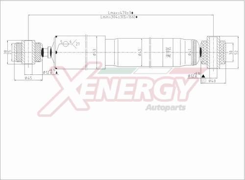 AP XENERGY X145349 - Ammortizzatore www.autoricambi360.it