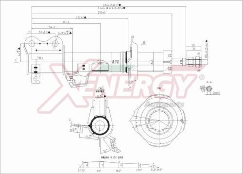 AP XENERGY X148332 - Ammortizzatore www.autoricambi360.it