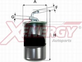 AP XENERGY X1599464 - Filtro carburante www.autoricambi360.it
