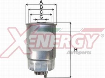AP XENERGY X1599685 - Filtro carburante www.autoricambi360.it