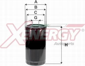AP XENERGY X1595926 - Filtro olio www.autoricambi360.it