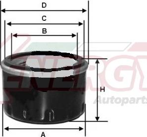 AP XENERGY X1596435 - Filtro olio www.autoricambi360.it
