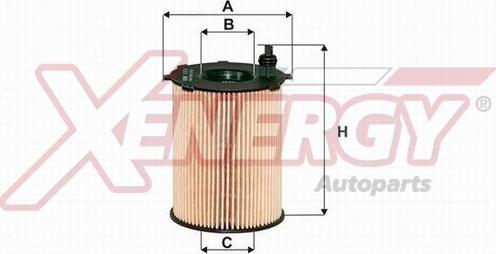 AP XENERGY X1596674 - Filtro olio www.autoricambi360.it