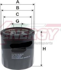 AP XENERGY X159618 - Filtro olio www.autoricambi360.it
