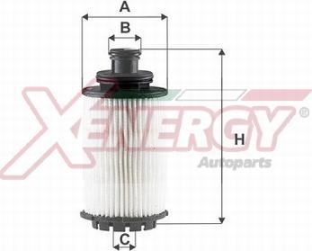 AP XENERGY X1596825 - Filtro olio www.autoricambi360.it