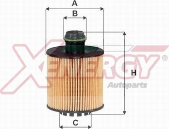 AP XENERGY X1596826 - Filtro olio www.autoricambi360.it