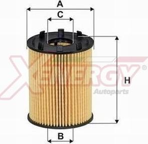 AP XENERGY X1596827 - Filtro olio www.autoricambi360.it