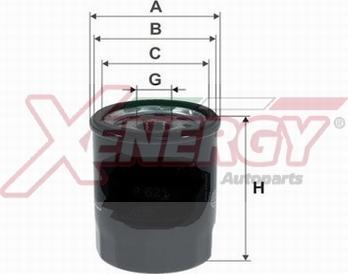 AP XENERGY X159621 - Filtro olio www.autoricambi360.it