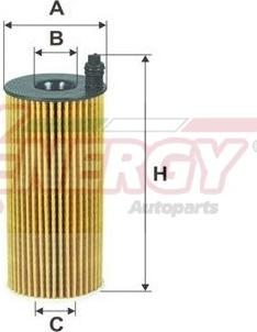 AP XENERGY X1596724 - Filtro olio www.autoricambi360.it