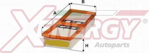 AP XENERGY X1590984 - Filtro aria www.autoricambi360.it