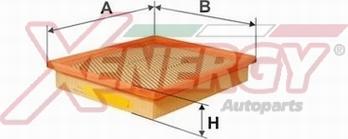 AP XENERGY X1590036 - Filtro aria www.autoricambi360.it