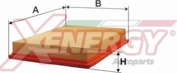 AP XENERGY X1590038 - Filtro aria www.autoricambi360.it