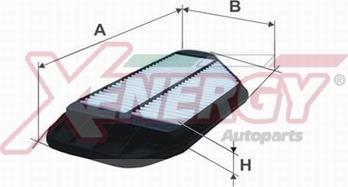AP XENERGY X1590829 - Filtro aria www.autoricambi360.it