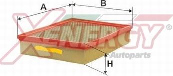 AP XENERGY X1591942 - Filtro aria www.autoricambi360.it