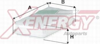 AP XENERGY X1591426 - Filtro aria www.autoricambi360.it