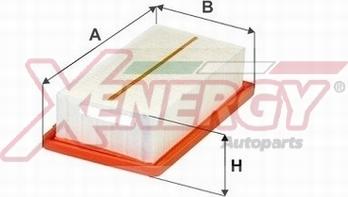 AP XENERGY X1591545 - Filtro aria www.autoricambi360.it