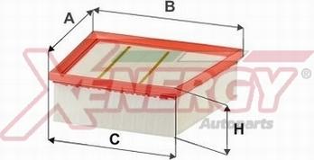 AP XENERGY X1591516 - Filtro aria www.autoricambi360.it