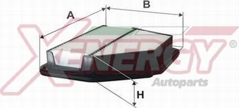 AP XENERGY X1591093 - Filtro aria www.autoricambi360.it