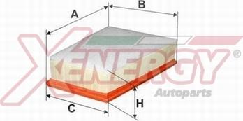 AP XENERGY X1591854 - Filtro aria www.autoricambi360.it