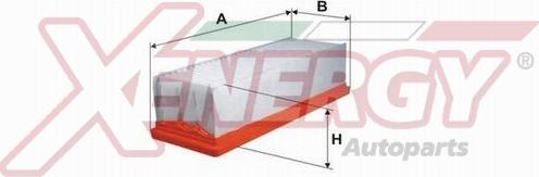 AP XENERGY X1591349 - Filtro aria www.autoricambi360.it
