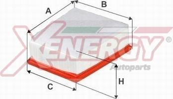 AP XENERGY X1591359 - Filtro aria www.autoricambi360.it
