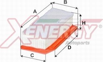 AP XENERGY X1591357 - Filtro aria www.autoricambi360.it
