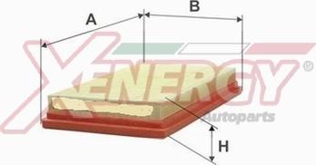 AP XENERGY X1591241 - Filtro aria www.autoricambi360.it