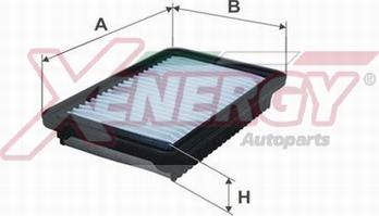 AP XENERGY X1591225 - Filtro aria www.autoricambi360.it