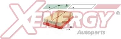 AP XENERGY X1591783 - Filtro aria www.autoricambi360.it