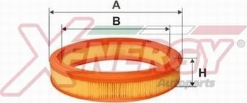 AP XENERGY X159324 - Filtro aria www.autoricambi360.it
