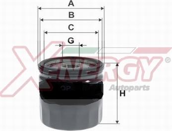 AP XENERGY X1541500 - Filtro olio www.autoricambi360.it