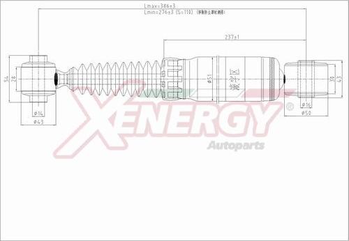 AP XENERGY X155349 - Ammortizzatore www.autoricambi360.it