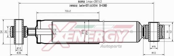 AP XENERGY X156349 - Ammortizzatore www.autoricambi360.it