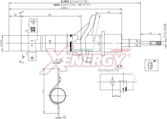 AP XENERGY X156334 - Ammortizzatore www.autoricambi360.it