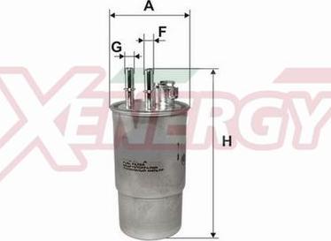 AP XENERGY X1510502 - Filtro carburante www.autoricambi360.it