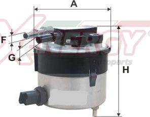 AP XENERGY X1510565 - Filtro carburante www.autoricambi360.it