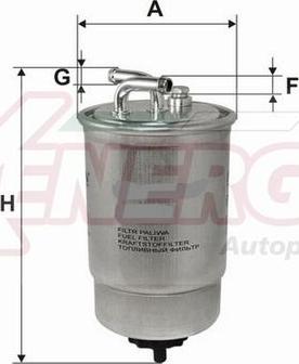 AP XENERGY X1510134 - Filtro carburante www.autoricambi360.it
