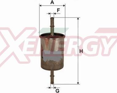 AP XENERGY X1510236 - Filtro carburante www.autoricambi360.it