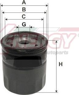 AP XENERGY X153165 - Filtro olio www.autoricambi360.it