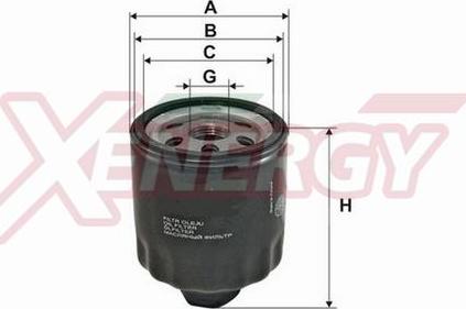 AP XENERGY X153126 - Filtro olio www.autoricambi360.it