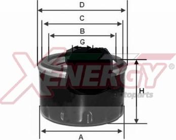 AP XENERGY X1537500 - Filtro olio www.autoricambi360.it