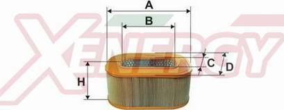 AP XENERGY X1522450 - Filtro aria www.autoricambi360.it