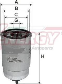 AP XENERGY X157107 - Filtro carburante www.autoricambi360.it