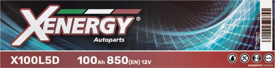 AP XENERGY X100L5D - Batteria avviamento www.autoricambi360.it