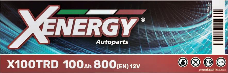 AP XENERGY X100TRD - Batteria avviamento www.autoricambi360.it