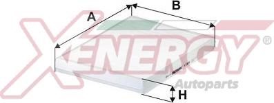 AP XENERGY X11667 - Filtro, Aria abitacolo www.autoricambi360.it