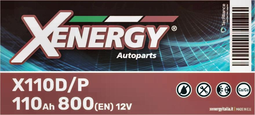 AP XENERGY X110D/P - Batteria avviamento www.autoricambi360.it